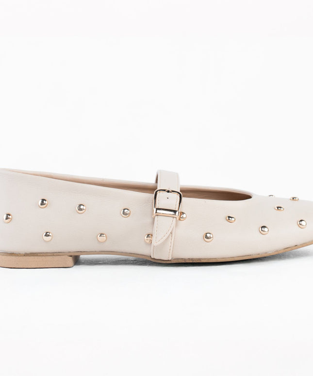 Sparkle Buckle Walk - Light Beige