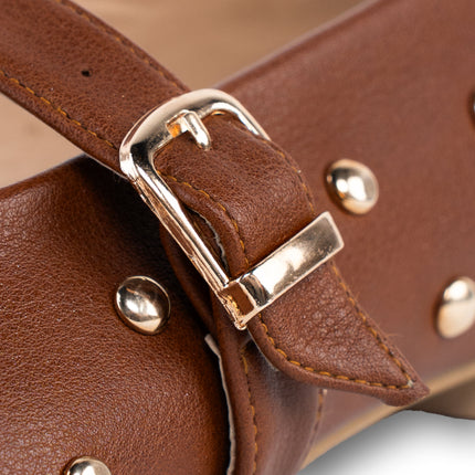 Sparkle Buckle Walk - Camel