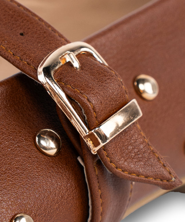 Sparkle Buckle Walk - Camel