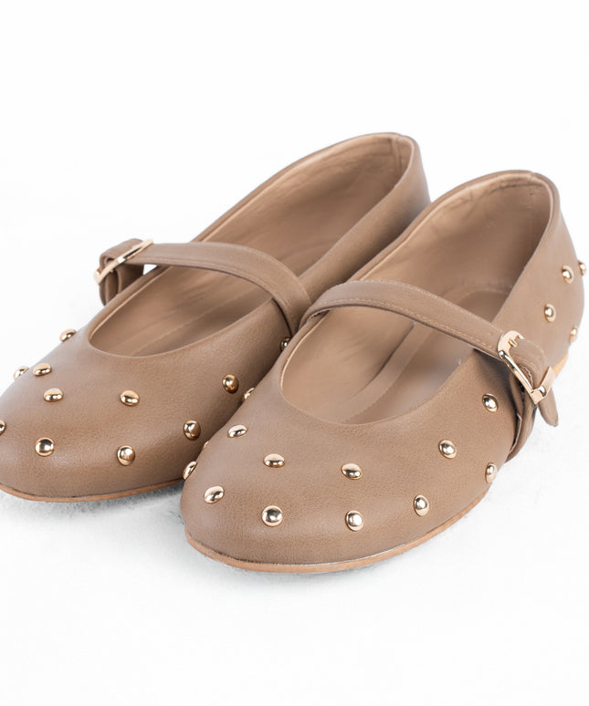 Sparkle Buckle Walk - Beige