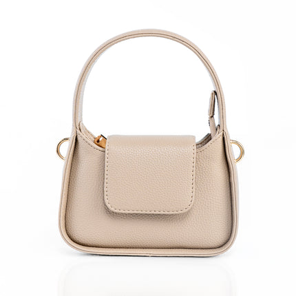 Mini Shoulder Bag - Beige