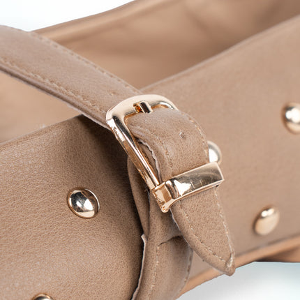 Sparkle Buckle Walk - Beige
