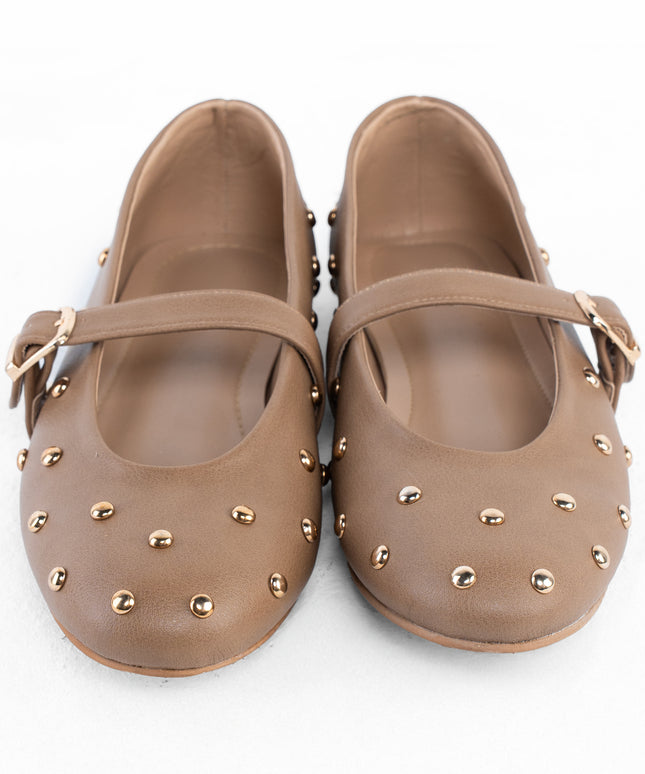 Sparkle Buckle Walk - Beige