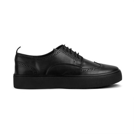 Punch-Cap Oxford - Black