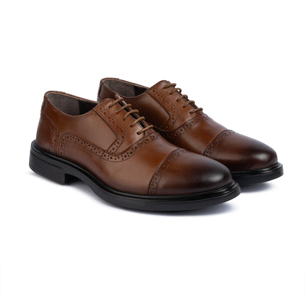 Wholecut Adelaide Oxford - light Brown