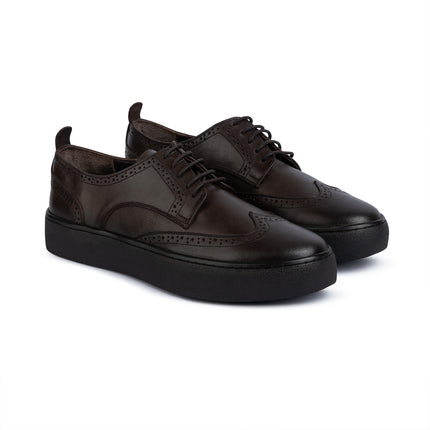 Punch-Cap Oxford - Brown