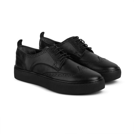 Punch-Cap Oxford - Black