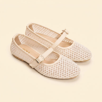 Mesh Ballerina - Beige