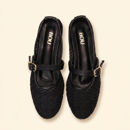 Mesh ballerina - Black