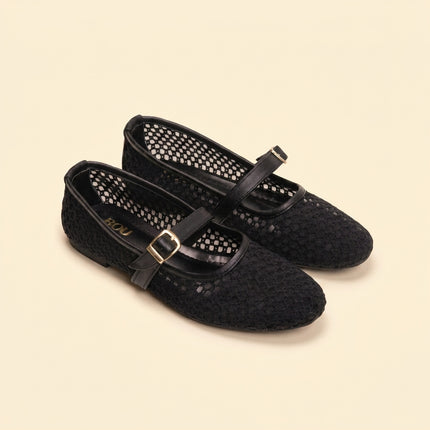 Mesh ballerina - Black