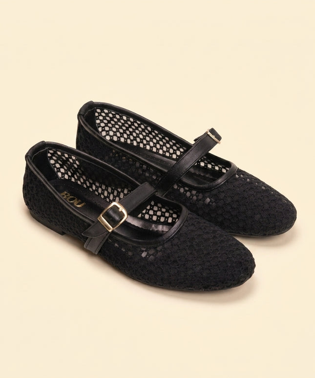 Mesh ballerina - Black