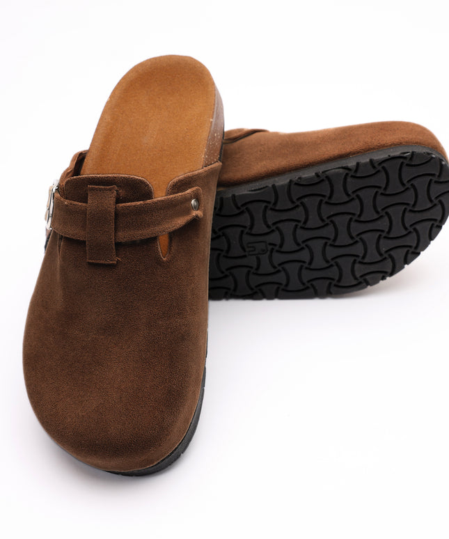 COMFY CLOGS - BROWN